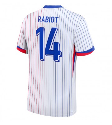 Frankrig Adrien Rabiot #14 Udebanetrøje EM 2024 Kort ærmer